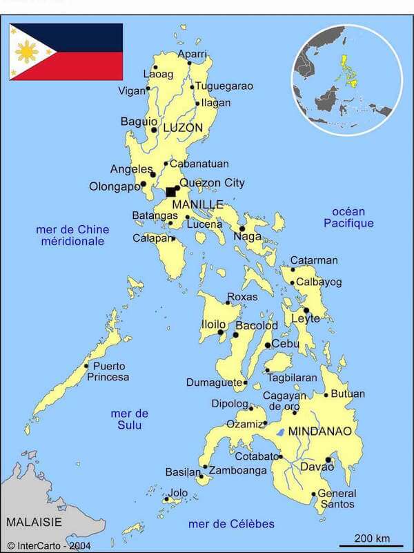 philippines carte monplanvoyage