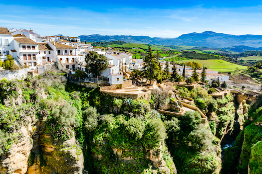 ronda village blanc terre andalousie espagne monplanvoyage