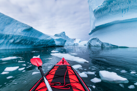 charcot port kayak iceberg antarctique polaire monplanvoyage