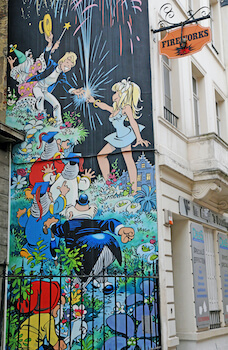 bruxelles bd dessin rue street art culture belgique monplanvoyage