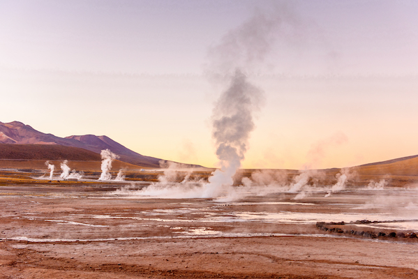 tatio geyser volcan fumee nature geothermie chili monplanvoyage