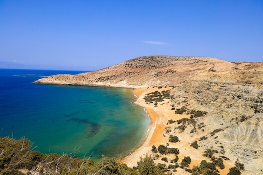 gavdos ile plage beach mer eau turquoise crete monplanvoyage