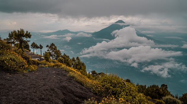 acatenango volcan randonnee nature vue panorama guatemala monplanvoyage