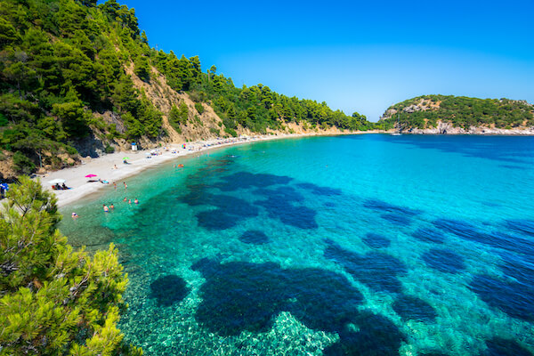 skopelos ile mer beach nature baignade snorkeling grece monplanvoyage