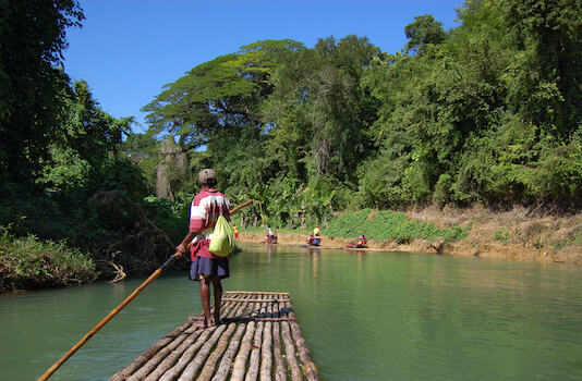 ocho rios rafting riviere jamaique monplanvoyage