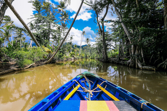indian river portsmouth bateau nature riviere mangrove la dominique ile antilles caraibes monplanvoyage
