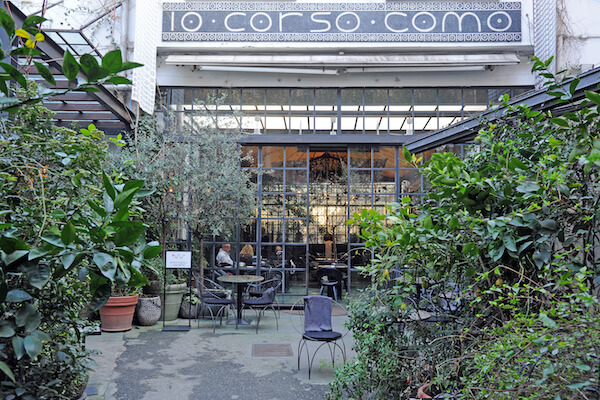 milan corso como galerie boutique cafe jardin italie monplanvoyage