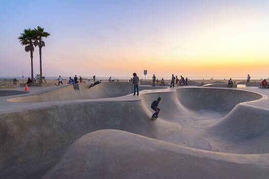 los angeles venice parc skate street culture plage beach californie etats unis monplanvoyage
