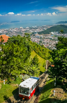 penang funiculaire colline vue georgetown malaisie monplanvoyage