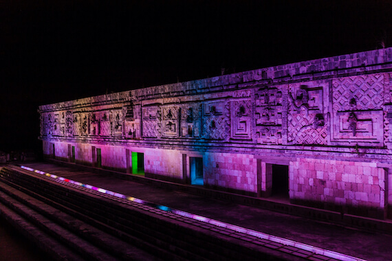uxmal spectacle lumiere cite maya temple culture histoire yucatan mexique monplanvoyage