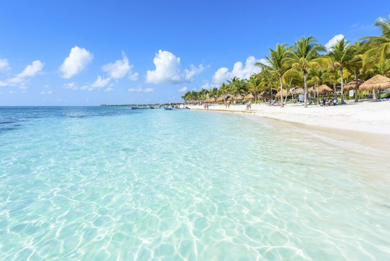 yucatan plage eau turquoise mer caraibes mexique monplanvoyage