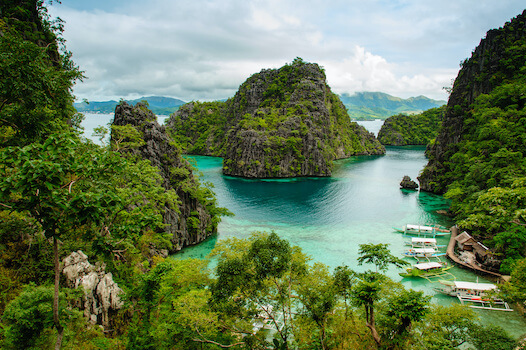 palawan ile nature eau turquoise cote roche philippines archipel monplanvoyage
