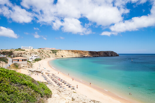 sagres plage sable eau turquoise portugal monplanvoyage