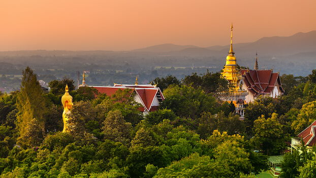 doi suthep temple bouddha vue thailande monplanvoyage