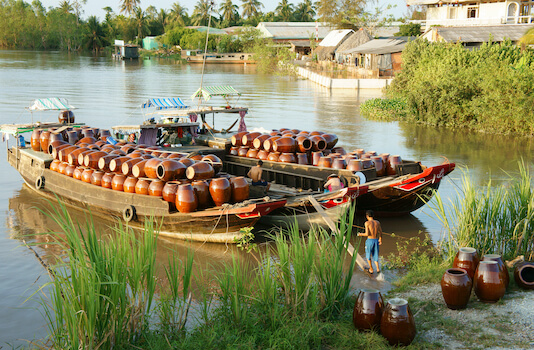 ben tre mekong delta bateau marche vietnam monplanvoyage