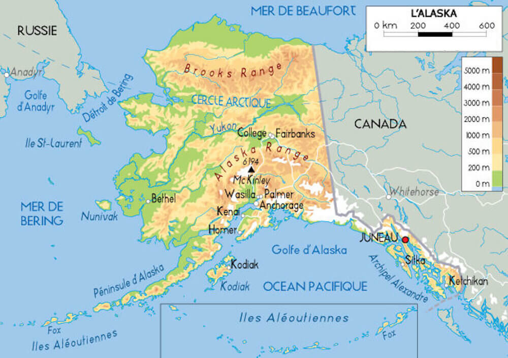 carte de l alaska