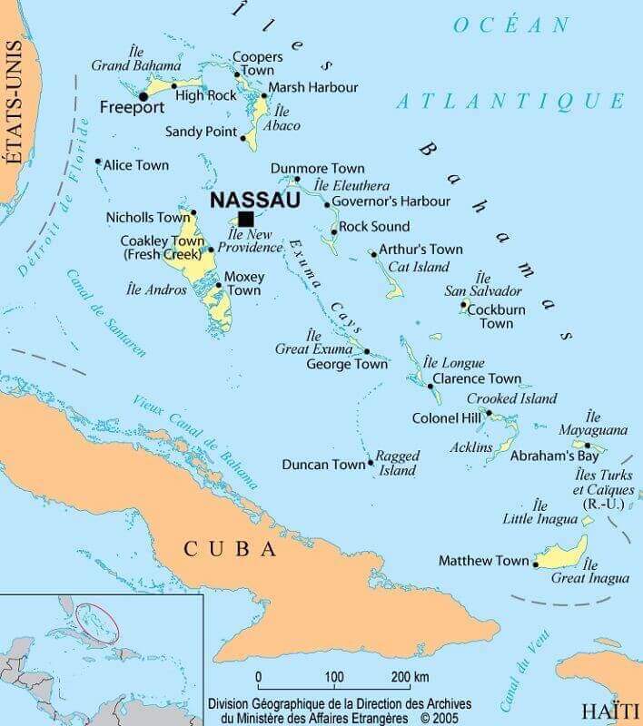 bahamas carte monplanvoyage