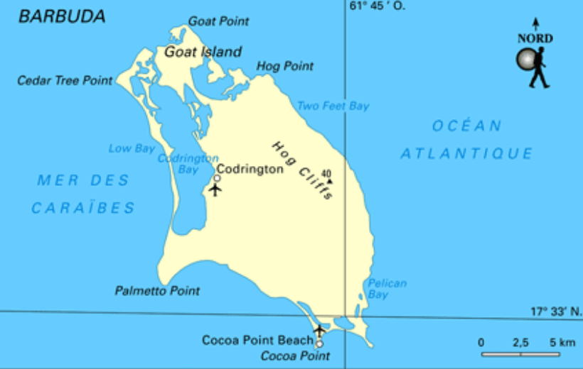 barbuda carte monplanvoyage