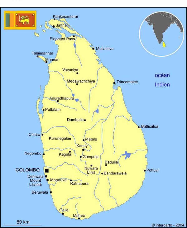 srilanka carte monplanvoyage