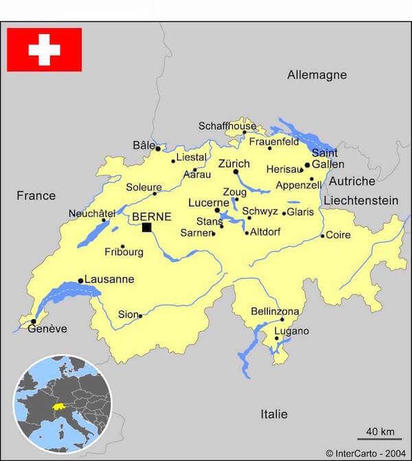 suisse carte monplanvoyage