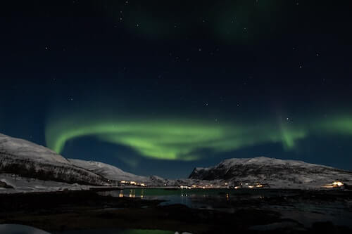 Tromso aurore boreale Norvege
